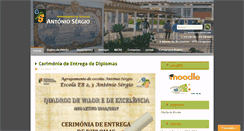 Desktop Screenshot of agrupamentoantoniosergio.pt