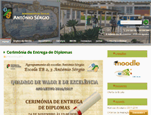 Tablet Screenshot of agrupamentoantoniosergio.pt